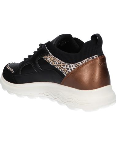Woman sports shoes GEOX D26NUC 00085 D SPHERICA  C9876 BLACK-OFF WHITE