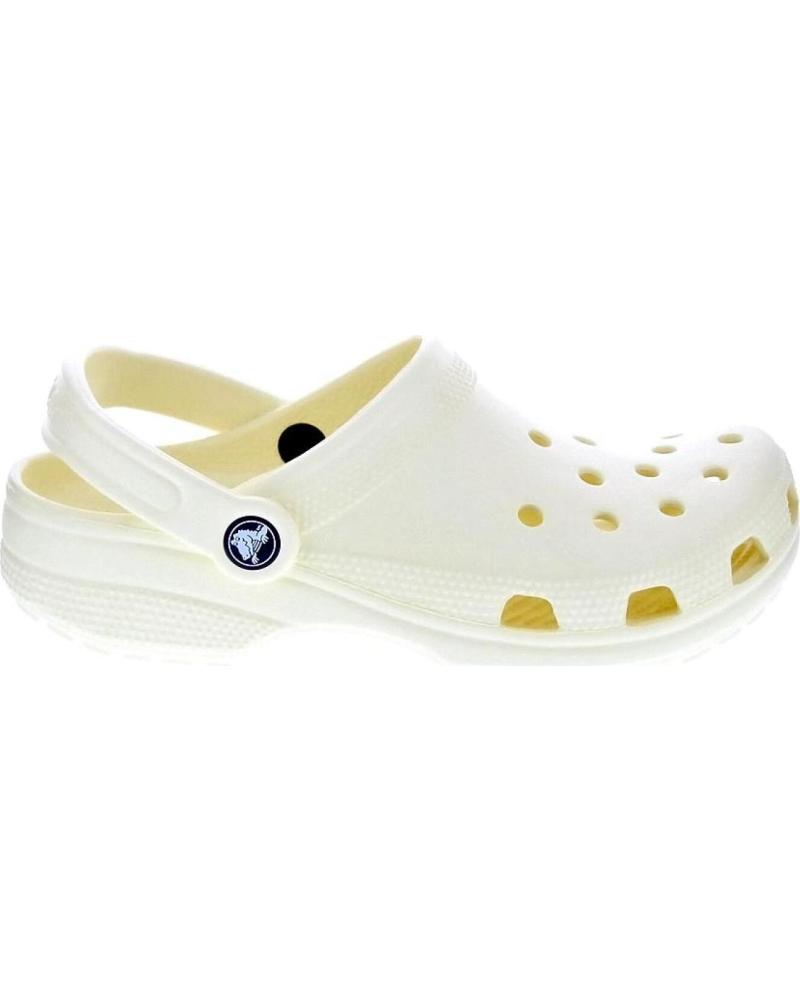 CROCS ZAPATOS ZAPATOS MUJER ZUECOS MODELO CLASSIC CLOG COLOR AMARI AMARILLO