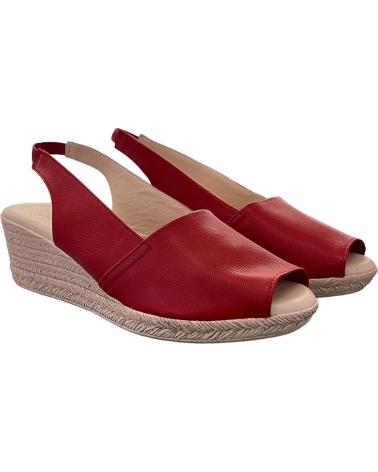 EVA FRUTOS SANDALIAS MUJER CUÑA 300 ROJO VARIOS COLORES, REF: 1173464
