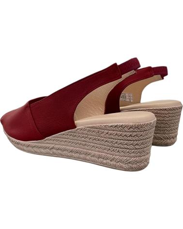 EVA FRUTOS SANDALIAS MUJER CUÑA 300 ROJO VARIOS COLORES, REF: 1173464