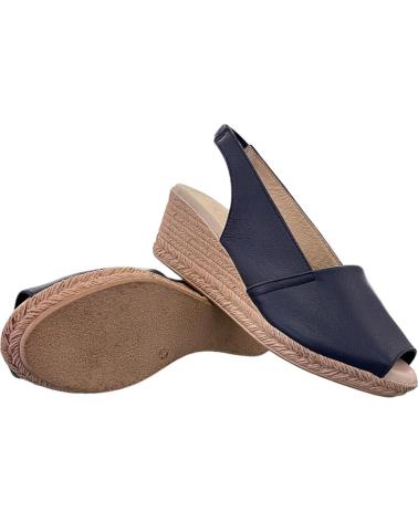 EVA FRUTOS SANDALIAS PIEL CUÑA 300 AZUL MARINO REF 1173526 VARIOS COLORES