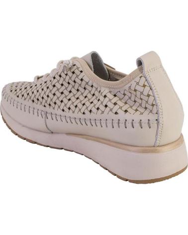 TREINTAS ZAPATILLAS CASUAL MUJER L4553 PIEL HIELO