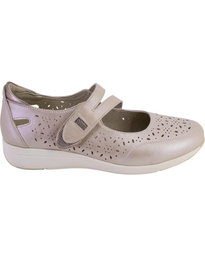 TREINTAS ZAPATOS MARY JANES 4500 EN PIEL COLOR ORO REF 1173832