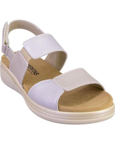 TREINTAS SANDALIAS 4525 PIEL PLATINO MUJER REF 1173837