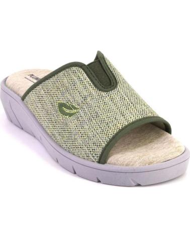 PLUMAFLEX ZAPATILLAS DE CASA 14508 PARA MUJER, COLOR KAKI, REF 1173858