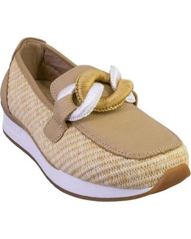 THE HAPPY MONK MOCASINES DE MUJER THE VANITY011RAFIA BEIGE REF: 1173864/1173999