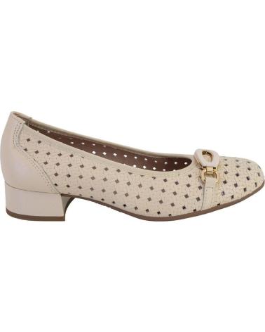 PITILLOS ZAPATO DE MUJER 11123 EN PIEL COLOR CREMA
