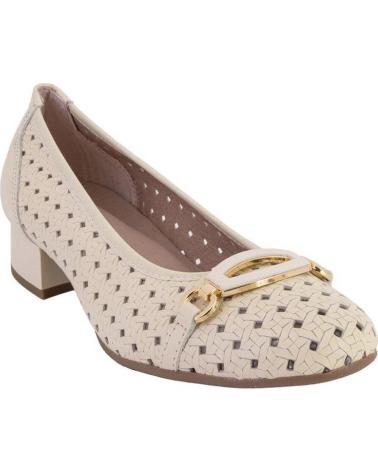 PITILLOS ZAPATO DE MUJER 11123 EN PIEL COLOR CREMA