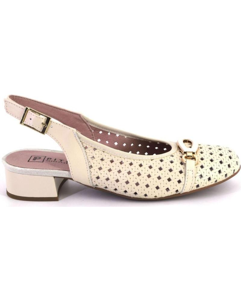 PITILLOS 11124 ZAPATOS DE PIEL CREMA REF 1173885