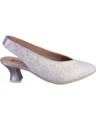 PITILLOS ZAPATOS DE MUJER 11180 EN PIEL COLOR PLATA