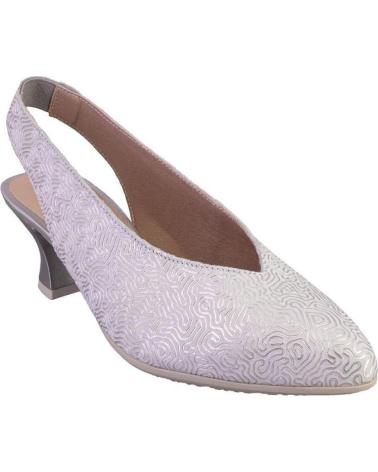 PITILLOS ZAPATOS DE MUJER 11180 EN PIEL COLOR PLATA