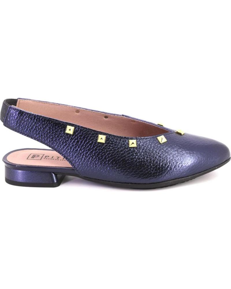 PITILLOS ZAPATO MUJER 11173 PIEL AZUL MARINO REF 1173890