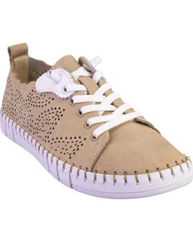 THE HAPPY MONK ZAPATILLAS CASUAL THE CRETA027NOBUK - REF: 1173900 TAUPE