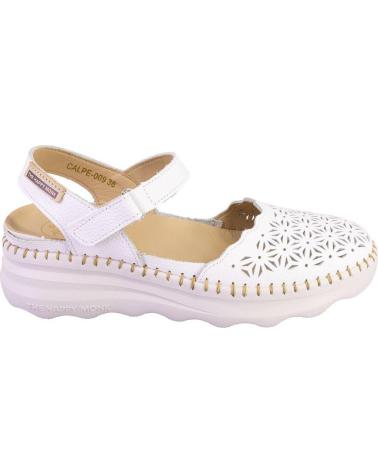 THE HAPPY MONK THE CALPE009PIEL MARY JANES MUJER PIEL BLANCO REF 1173906