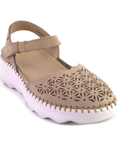 THE HAPPY MONK SANDALIAS MARY JANES THE CALPE009NOBUK NOBUK TAUPE
