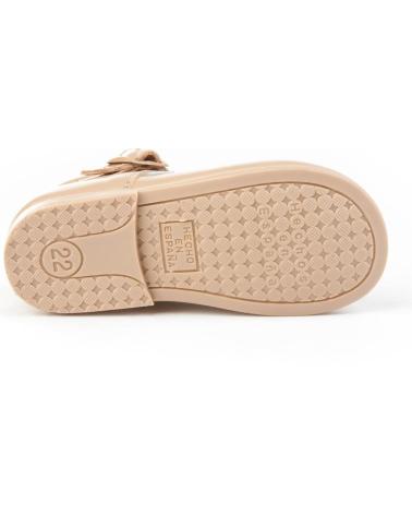 Zapatos de Niña ANGELITOS ZAPATO MERCEDITAS PIEL 500 CAMEL