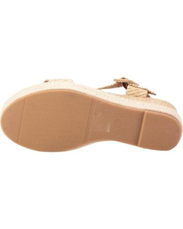 KESLEM SANDALIA CUÑA F280-20 BEIGE