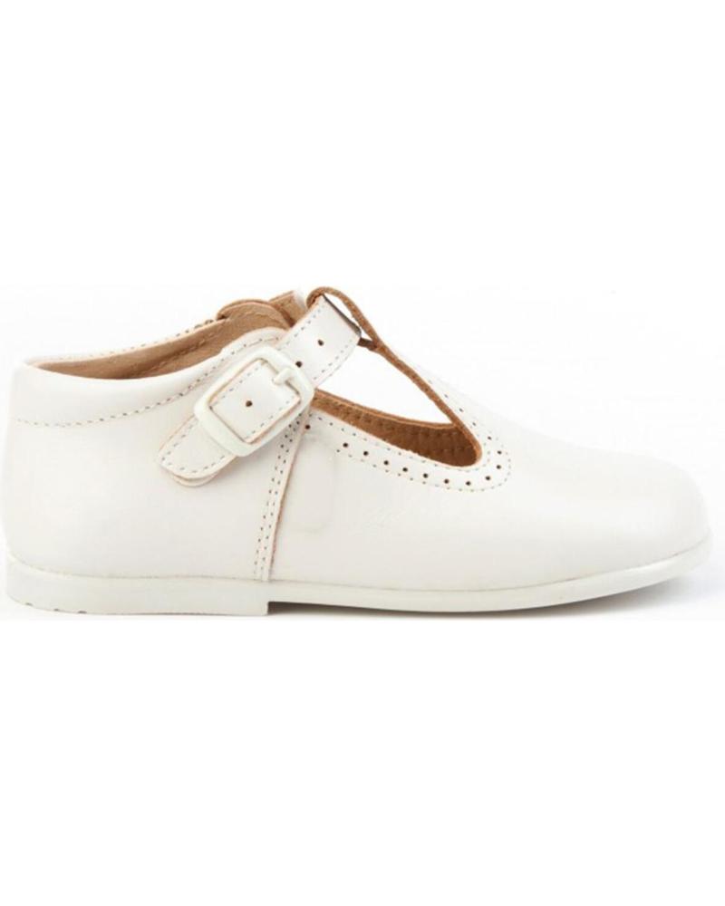 Zapatos de Niño ANGELITOS ZAPATO MERCEDITAS PIEL 503 BEIGE