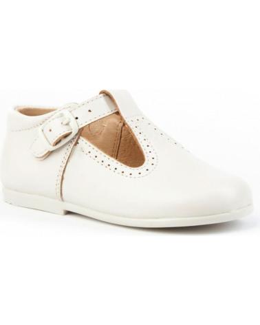 Zapatos de Niño ANGELITOS ZAPATO MERCEDITAS PIEL 503 BEIGE