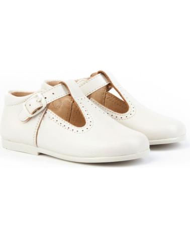 Zapatos de Niño ANGELITOS ZAPATO MERCEDITAS PIEL 503 BEIGE
