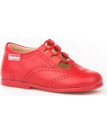 Chaussures pour Fille et Garçon ANGELITOS INGLESITA PIEL 504 ROJO