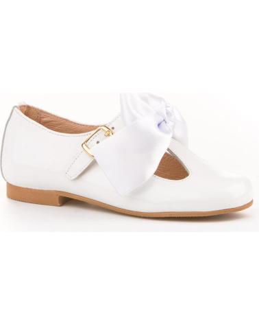 Schuhe für Mädchen ANGELITOS ZAPATO FRANCESITAS PIEL 516 BLANCO