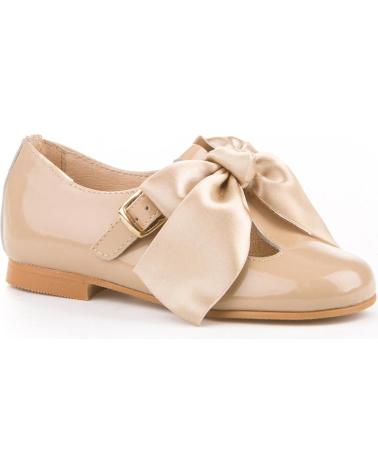 Schuhe für Mädchen ANGELITOS ZAPATO FRANCESITAS PIEL 516 CAMEL