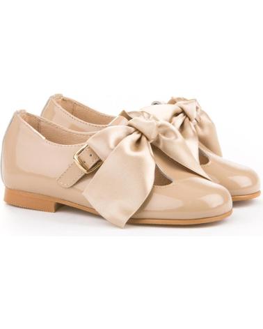 Schuhe für Mädchen ANGELITOS ZAPATO FRANCESITAS PIEL 516 CAMEL