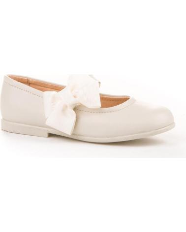 Scarpe ANGELITOS  per Bambina ZAPATO FRANCESITAS PIEL 519-BG  BEIGE