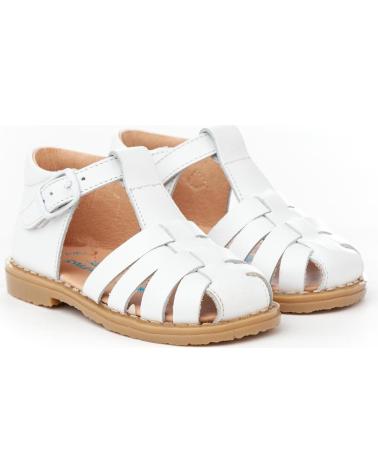 Sandali per Bambino ANGELITOS SANDALIA PIEL 539 BLANCO