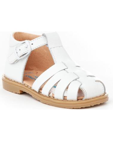 Sandali per Bambino ANGELITOS SANDALIA PIEL 539 BLANCO