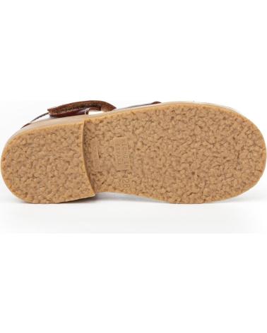 Sandalias de Niña y Niño ANGELITOS SANDALIA PIEL 558 CUERO