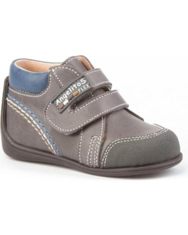 Botins de Menina e Menino ANGELITOS BOTITA PIEL 610 GRIS