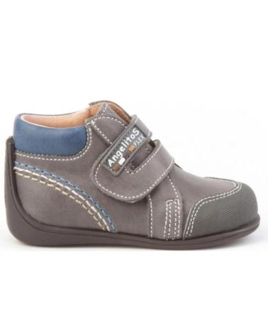 Botins de Menina e Menino ANGELITOS BOTITA PIEL 610 GRIS