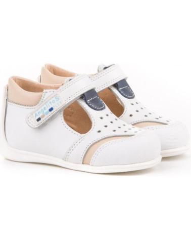 Scarpe per Bambino ANGELITOS MERCEDITA PIEL 619 BLANCO