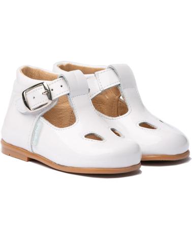 Zapatos de Niño ANGELITOS PEPITO CHAROL PIEL 631 BLANCO