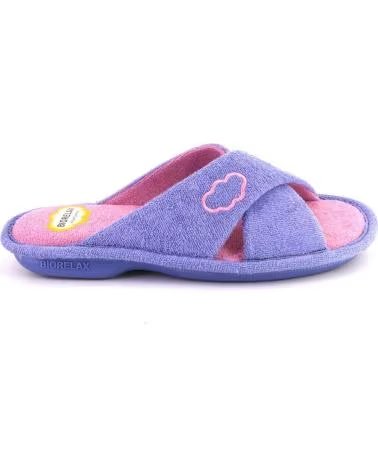COSDAM ZAPATILLAS DE CASA MUJER 4092-26 AZUL Y ROSA Y