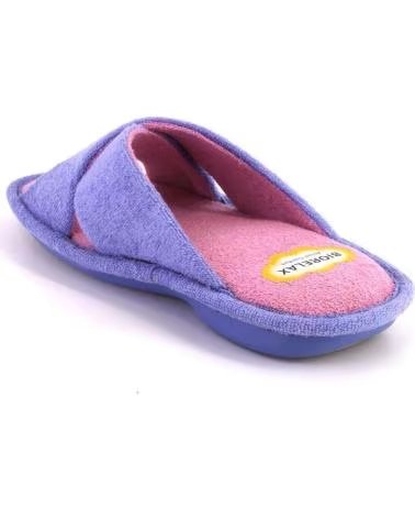 COSDAM ZAPATILLAS DE CASA MUJER 4092-26 AZUL Y ROSA Y