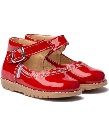 Zapatos de Niño ANGELITOS PEPITO CHAROL PIEL 637 ROJO