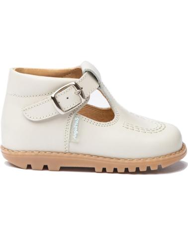 Zapatos ANGELITOS  de Niño PEPITO NAPA PIEL 638  BEIGE
