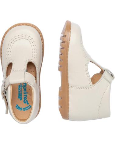 Zapatos ANGELITOS  de Niño PEPITO NAPA PIEL 638  BEIGE