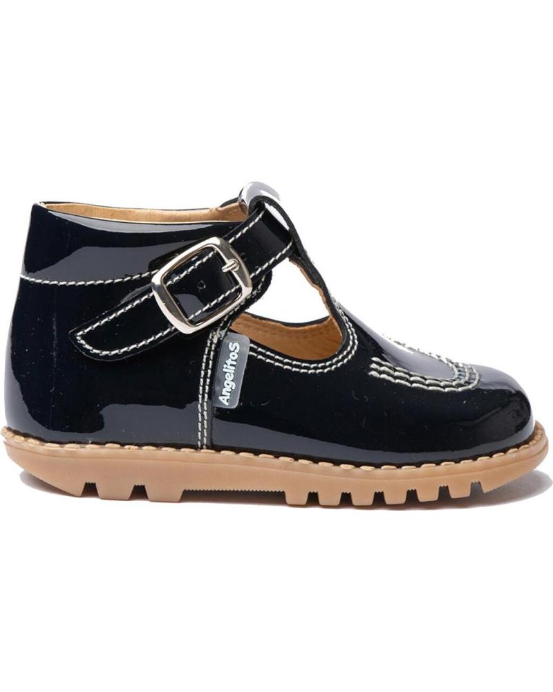 Zapatos de Niño ANGELITOS PEPITO CHAROL PIEL 639 MARINO