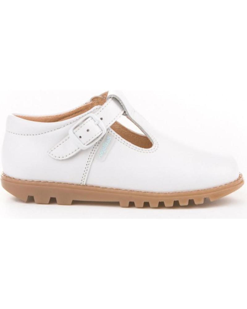 Zapatos de Niño ANGELITOS PEPITO SPORT PIEL 670 BLANCO