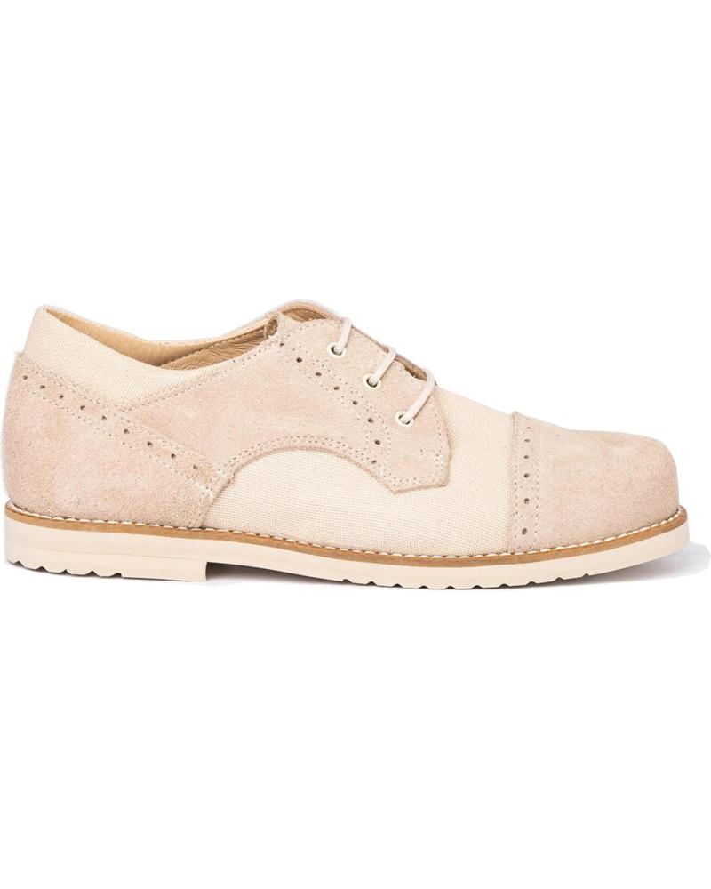 Zapatos de Niño ANGELITOS CEREMONIA PIEL 816 BEIGE