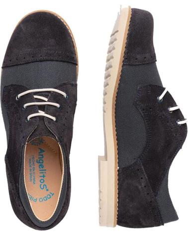 Zapatos de Niño ANGELITOS CEREMONIA PIEL 816 MARINO