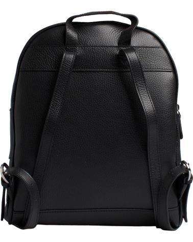 LAMARTHE 164011 SMALL WOMEN´S BACKPACK WITH COMPARTMENTS, BLACK NEGRO