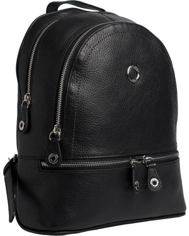 LAMARTHE 164011 SMALL WOMEN´S BACKPACK WITH COMPARTMENTS, BLACK NEGRO