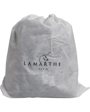 LAMARTHE 164011 SMALL WOMEN´S BACKPACK WITH COMPARTMENTS, BLACK NEGRO