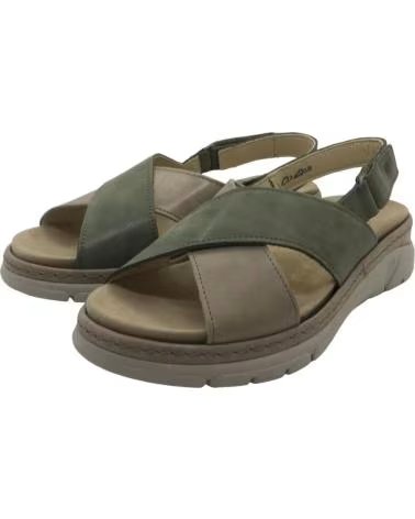 SUAVE SANDALIA CONFORT MUJER 3355 VERDE
