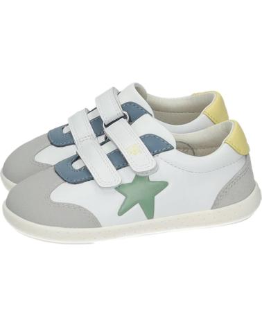 GARVALIN TÊNIS BAREFOOT 262320-C863 BRANCO-VERDE BLANCO-VERDE